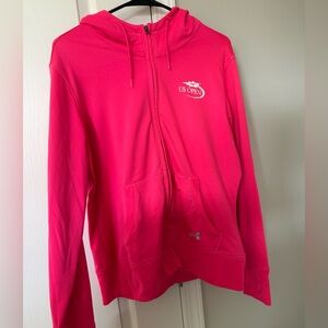 Under Armour Hot Pink US Open Full-Zip Hoodie